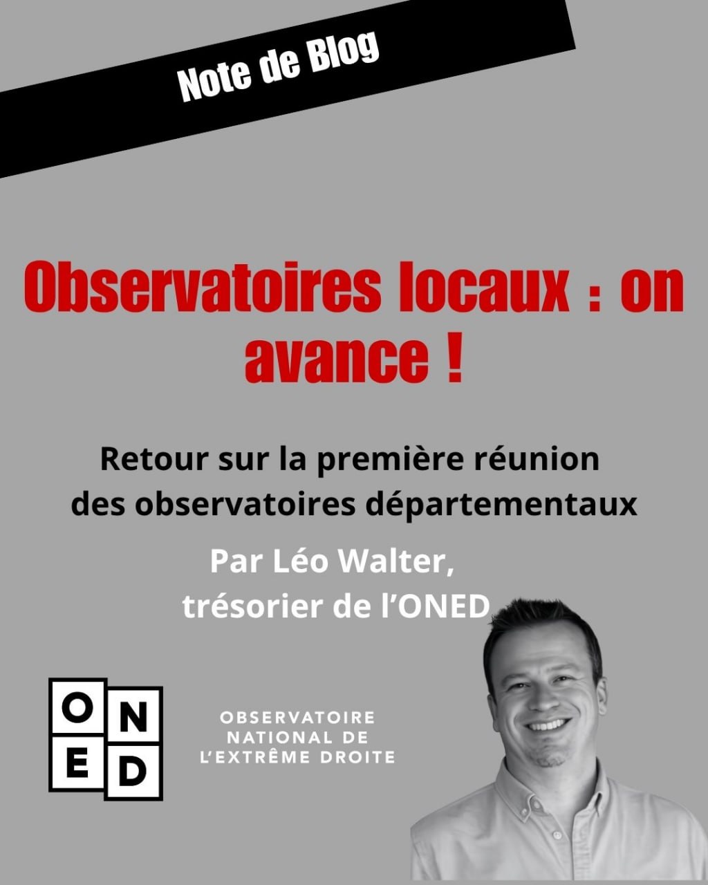 Observatoires locaux - on avance